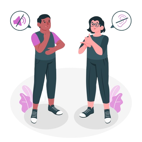 Sign Language Illustration